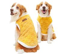 Pull pour Chien Moyen, Veste d’Hiver pour Chien - Pull d’Hiver pour en Peluche - Manteau d'hiver pour Chats, Pyjama pour Chiens, Gilet de Neige épais pour Chiens de Taille Moyenne et Grande, Fou
