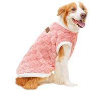 Pull pour Chien Moyen, Veste d’Hiver pour Chien | Pull d’Hiver pour en Peluche - Manteau d'hiver pour Chats, Pyjama pour Chiens, Gilet de Neige épais pour Chiens de Taille Moyenne et Grande, Fou
