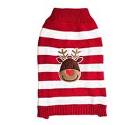 Pull pour chien Nobby Pet Xmas Heart Nose Rouge 20 cm