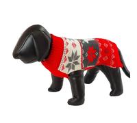 Pull pour chien Nobby Pet Xmas Snowflake Rouge 20 cm