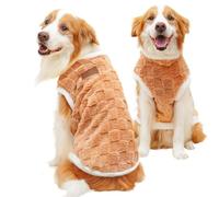 Pull pour Chien, Pulls pour Chiens | Manteaux pour Temps Froid pour Chien en Peluche | Manteau d'hiver pour Chats, Pyjama pour Chiens, Gilet de Neige épais pour de Taille Moyenne et Grande, Fou