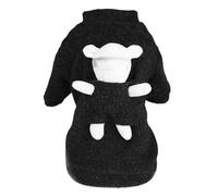 Pull pour Chien, vêtements d'hiver épais, Laine à Tricoter, Ours Mignon, Forme de Jouet, vêtements Chauds pour Petits Chiens et Chats, matériau en Laine Douce (L)
