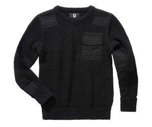 Pull pour enfants BW Pullover Brandit - Black Taille 170-176 cm