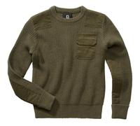 Pull pour enfants BW Pullover Brandit - Olive Taille 146 cm