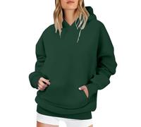 Pull pour femme en coton, sweat à capuche pour femme, surdimensionné, Sprotshit Sweat-shirt de sport à capuche Hauts ample à manches longues Veste de course Classic Basic Chemisier