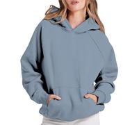 Pull pour femme en coton, sweat à capuche pour femme, surdimensionné, t-shirt à manches longues, sweat-shirt, loisirs, sweat à capuche avec capuche, essentiels, veste de course avec poches, veste
