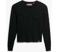 Pull ras du cou ajusté Superdry Essentials en maille torsadée