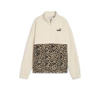 PUMA ESS Graphic Animal Relaxed Col Rond Semi-zippé