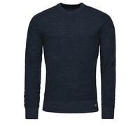 Pull ras du cou en maille texturÃ©e Superdry Bleu 2XL