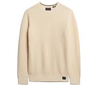 Superdry Textured Sweater Beige 2XL Homme