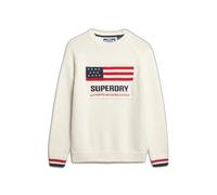 Superdry Pull ras-du-cou femme Americana Beige XS