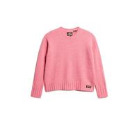 Pull ras du cou femme Superdry Essential Rose XS
