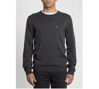 Pull ras du cou pour homme Volcom ~ Cravate haute noir chiné S