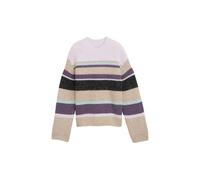 Pull rayÃ© dÃ©contractÃ© femme Tom Tailor Denim Violet 2XL