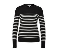Pull rayÃ© en viscose mÃ©langÃ©e femme s.Oliver Gris 44