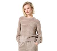 Pull rayÃ© femme Garcia Beige M