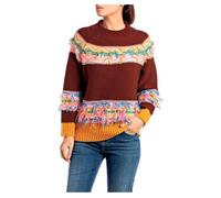 Pull REPLAY DK1454, 010 Multicolore, XS Femme - Manches longues - Col arrondi - Laine et Acrylique S
