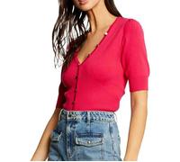 Morgan 242-MANIHI Pull-Over, Framboise, XS Femme