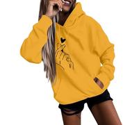 Pull Rouge en Sherpa sous Camionneur sans Sweet Thermique Marin Veste Polaire Maigrir Chemise Plaid Sport Tunique Femme Longue Stitch Cache Sweat Plaid Jaune XXL