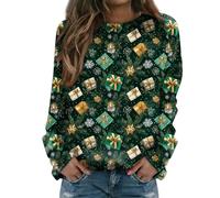 Pull Rouge, Original Tunique Christmas Rouge Blanc Ridicule Joli Assorti Shirt Pilou-Pilou Renne Lumineux Noel Robe Pull de Noel Femme Grande Taille, Rock Sherpa Sweat Polaire Femme Hiver Chaud, M