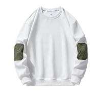 Pull sans Manche Col V Homme Marque Rond Roi Léger Epais Responsable Sweatshirt Full Zippée sur Turquoise Fluo Chasseur Ours Blanche Un Poil Japonaise Racing