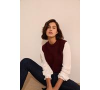 Pull sans manches à col rond - Sissi Sm - M - Grenat - Femme - Etam