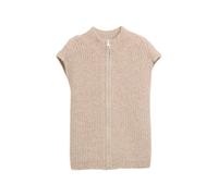 Pull sans manches zippé femme Tom Tailor Denim Beige S