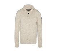 Schott NYC Homme Ploutrider4 Pull Sweater, Beige (Naturel), M EU