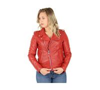 Vêtements Schott Veste Perfecto-LCW1601D pour Femme XL Rouge
