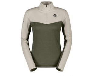 Pull SCOTT SCO Pullover W's Defined Light (dust white/douglas green) Femme XXL