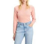 Pull-shirt Levi's pour femmes Crew Rib, rose, S