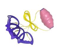 Pull Shuttle Ball Game - Jumbo Speed Zipping pour tir | Jouet de Sport extérieur à Double Joueur, Amusement Activités familiales interactives pour, Adolescents et Adultes dans la Cour,