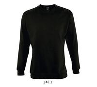Sol’S New Supreme - Sweat Shirt Mixte Classique - Col Rond - Style Intemporel et Urbain - Noir - M