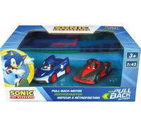 Carrera-Toys Voiture Pull & Speed Sonic contre Shadow 1:43 Multicolore 2023
