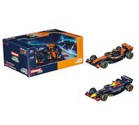 Pull & SPEED Carrera Formule 1 Twinpack 2025 F1 Cars Pull-back Échelle 1:43 avec Oracle Red Bull Racing RB21 M. Verstappen N° 1 et McLaren MCL39 L. Norris No4 à partir de 3 ans