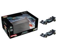 Pull & SPEED Carrera Mercedes-AMG Petronas Formula 1 Team - Lot de 2 Voitures de F1 2025 avec Moteur à Tirer, échelle 1:43, Comprend Mercedes-AMG F1 W16 E Performance G. Russell & K. Antonelli, à