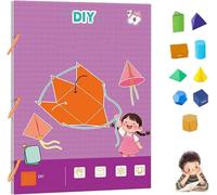 Pull String 3D Geometry Learning Book, 3D ModèLes GéOméTriques Pliables pour DéButants, Aides MathéMatiques, Jouets éDucatifs, Enhance Geometric Understanding, Educational Interactive Toy -9-Model