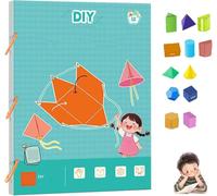 Pull String 3D Geometry Learning Book, 3D ModèLes GéOméTriques Pliables pour DéButants, Aides MathéMatiques, Jouets éDucatifs, Enhance Geometric Understanding, Educational Interactive Toy -12-Model