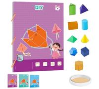 Pull String 3D Geometry Learning Book, Geometric Shapes Interactive Pull-String Model Workbook Learning Kit, Safe Braided Rope Design Learning Book, Beginner Math Geometry Education Book (9-model)