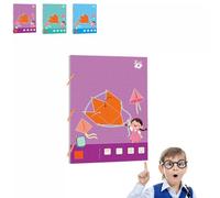Pull-string 3D geometry learning book, Koyoata pull-string 3D geometry learning book - fine toys, enhance geometry understanding, suitable for beginners 9/12/15 solid geometry model (9 Models)