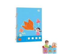 Pull String 3d Geometry Learning Book, Livre éDucatif Pour Apprendre La GéOméTrie En 3d Avec Ficelle à Tirer, Jeux Formes GéOméTriques DéPliables Diy,Avec Des ModèLes Et Des Formules GéOméTriques (15)