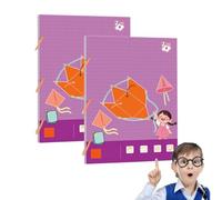 Pull String 3d Geometry Learning Book,Livre éducatif Pour Apprendre La Géométrie En 3d Avec Ficelle à Tirer,Safe Braided Rope Design,Enhance Geometric Understanding (9 Model*2)