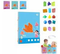Pull String 3D Geometry Learning Book,Livre éducatif pour apprendre la géométrie en 3D avec ficelle à tirer,matériel mathématique,Classe pour l’Apprentissage des Formes et des volumes (C)