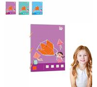 Pull String 3D Geometry Learning Book,Livre éducatif pour apprendre la géométrie en 3D avec ficelle à tirer,matériel mathématique pour la Classe pour l’Apprentissage des Formes et des volumes