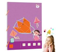 Pull String 3D Geometry Learning Book,Livre éducatif Pour Apprendre La Géométrie En 3D Avec Ficelle à Tirer,Matériel Mathématique Pour La Classe Jeux Formes Géométriques Dépliables DIY (9-Model)