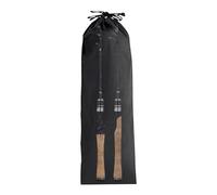 Pull String Bag, Drawstring Storage Pouch, Fast-Drying Lightweight Organizer, Waterproof Sack, for Travel, Hiking, Camping, Trekking, Fishing, Backpacking, Tent Pole Umbrella Carry, Black Oxford Cloth