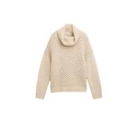 Pull structuré col roulé en maille femme Tom Tailor Marron L