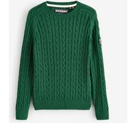 Pull Superdry ample en maille torsadée