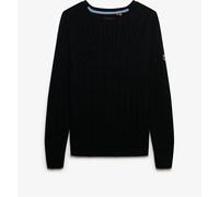 Pull Superdry ample en maille torsadée