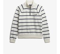 Pull Superdry Athletic Essentials Rayure à demi-fermeture éclair